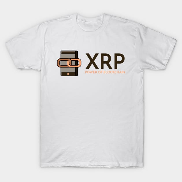 XRP power of blockchain T-Shirt by Tshirtguy